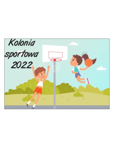 Magnesy na Lodówkę – Kolonia Sportowa 2022 Gotowy Projekt