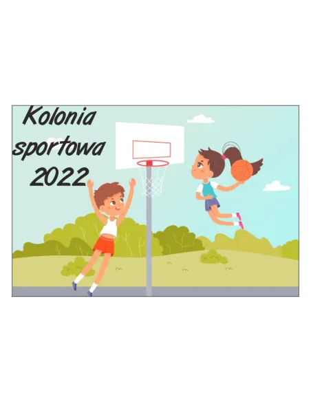 Magnesy na Lodówkę – Kolonia Sportowa 2022 Gotowy Projekt