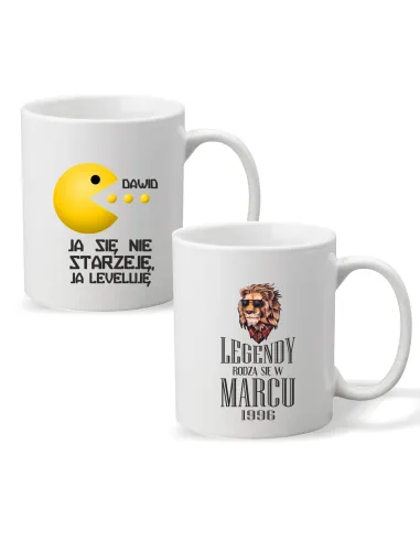 Kubek Imieniem Urodziny Legendy Rodzą Się Personalizowany