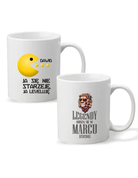 Kubek Imieniem Urodziny Legendy Rodzą Się Personalizowany