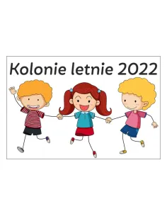 Magnesy na Lodówkę – Kolonie Letnie 2022 Personalizowany