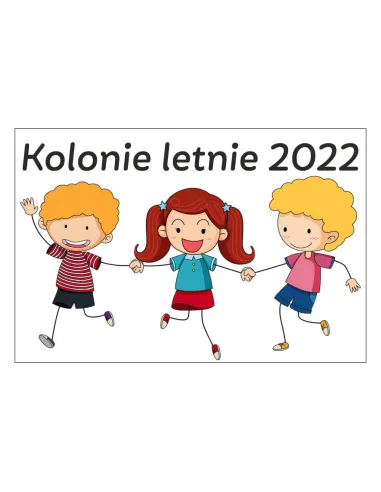 Magnesy na Lodówkę – Kolonie Letnie 2022 Personalizowany