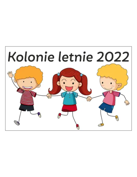 Magnesy na Lodówkę – Kolonie Letnie 2022 Personalizowany