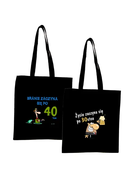 Eko Torba Nadrukiem Branie Zaczyna Się 40 Tce z Nadrukiem