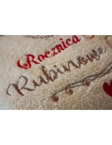Zestaw Prezentowy na Rocznicę Ślubu – Ręczniki z Haftem