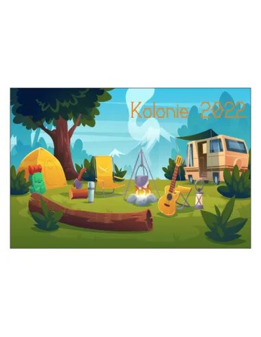 Magnesy na Lodówkę – Kolonie 2022 Gotowy Projekt Reklamowy