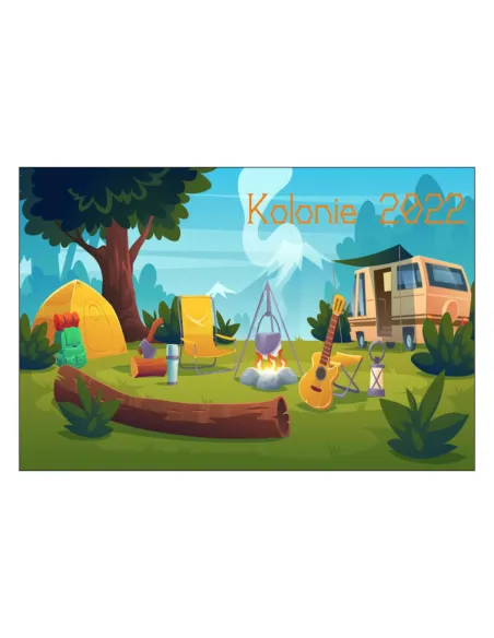 Magnesy na Lodówkę – Kolonie 2022 Gotowy Projekt Reklamowy