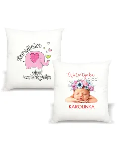 Poduszka Imieniem Prezent Cioci Walentynka Personalizowany