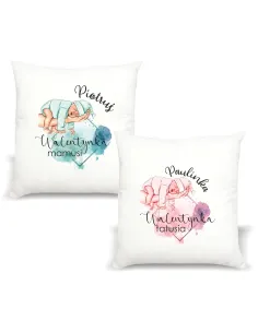 Poduszka z Imieniem Prezent Walentynka Mamusi z Nadrukiem