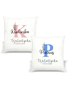 Poduszka Personalizowany z Nadrukiem Imieniem Litera