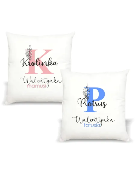 Poduszka Personalizowany z Nadrukiem Imieniem Litera