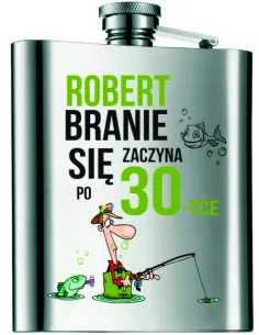 Prezent na Urodziny 18 210ml – 30 40 50 Piersiówka 210ml