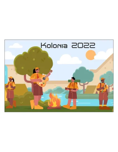 Magnesy na Lodówkę – Kolonia 2022 dla Organizatora