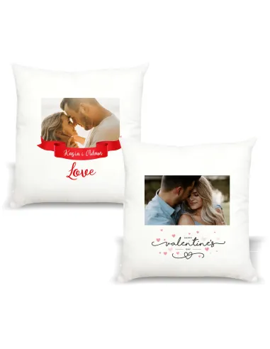Foto Poduszka Imieniem Walentynki Prezent Love z Nadrukiem