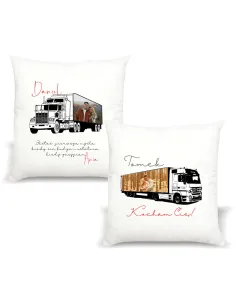 Poduszka Imieniem Prezent Jesteś Pierwszą Myślą z Nadrukiem