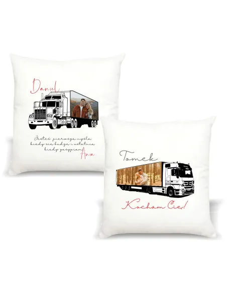 Poduszka Imieniem Prezent Jesteś Pierwszą Myślą z Nadrukiem