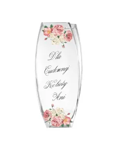 Wazon – Nadrukiem Prezent Kobiety Żony Dziewczyny Mamy