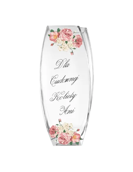 Wazon – Nadrukiem Prezent Kobiety Żony Dziewczyny Mamy