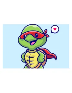 Magnesy na Lodówkę Personalizowany z Nadrukiem Super Zółw