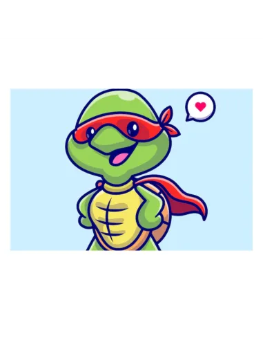 Magnesy na Lodówkę Personalizowany z Nadrukiem Super Zółw