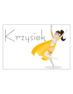 Magnesy na Lodówkę Personalizowany z Nadrukiem Krzysiek