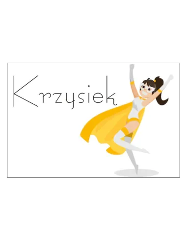 Magnesy na Lodówkę Personalizowany z Nadrukiem Krzysiek
