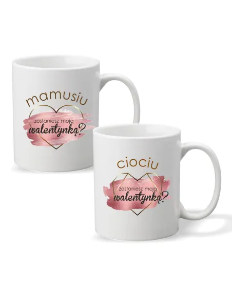 Kubek z Nadrukiem Prezent dla Mamy Walentynki na Prezent