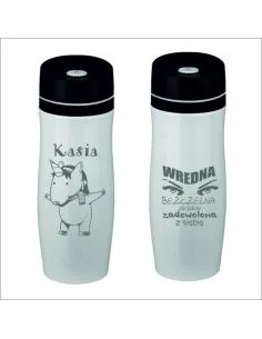 Kubek Termiczny Grawerem Prezent Dzień Kobiet z Grawerem