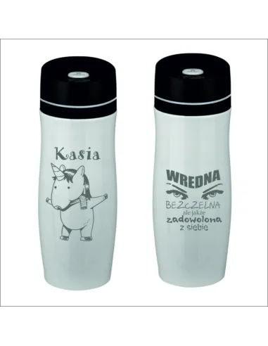 Kubek Termiczny Grawerem Prezent Dzień Kobiet z Grawerem