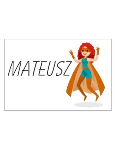 Magnesy na Lodówkę Personalizowany z Nadrukiem Mateusz