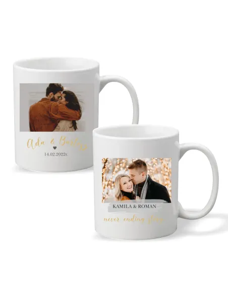 Kubek z Nadrukiem Prezent na Walentynki Personalizowany