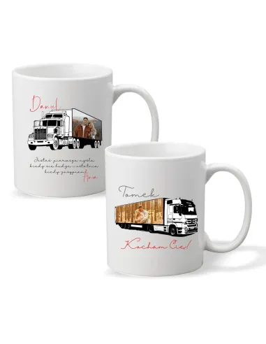 Foto Kubek z Imieniem Prezent dla Kierowcy Tira Autobusu