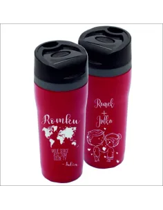 Kubek Termiczny – Prezent na Walentynki Grawer Kolor