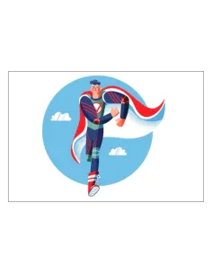 Magnesy na Lodówkę – Super Bohater Personalizowany