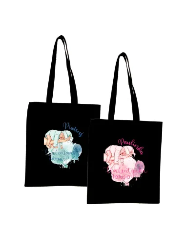 Eko Torba z Imieniem Prezent Walentynka Mamusi z Nadrukiem