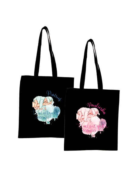 Eko Torba z Imieniem Prezent Walentynka Mamusi z Nadrukiem