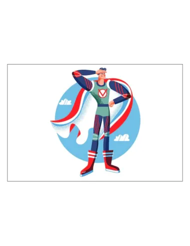 Magnesy na Lodówkę – Super Bohater z Personalizacją