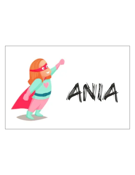 Magnesy na Lodówkę – Ania Personalizowany z Nadrukiem