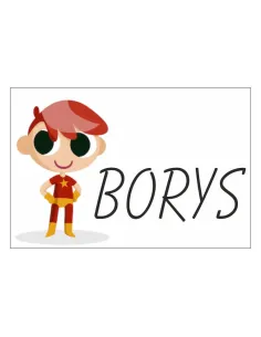 Magnesy na Lodówkę – Borys Personalizowany z Nadrukiem