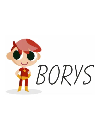Magnesy na Lodówkę – Borys Personalizowany z Nadrukiem
