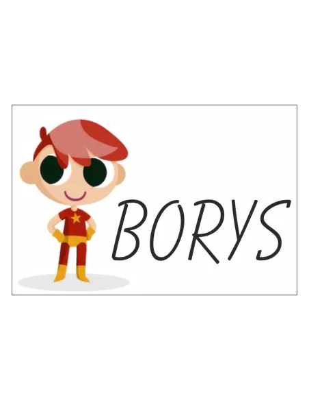 Magnesy na Lodówkę – Borys Personalizowany z Nadrukiem