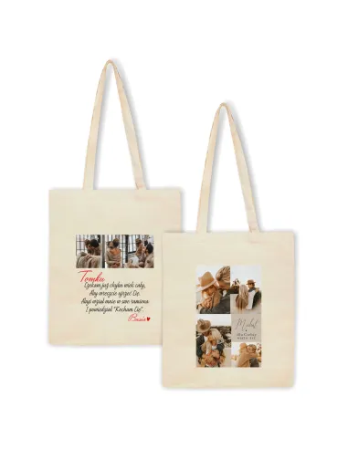 Eko Torba z Nadrukiem dla Ciebie Warto Żyć Personalizowany