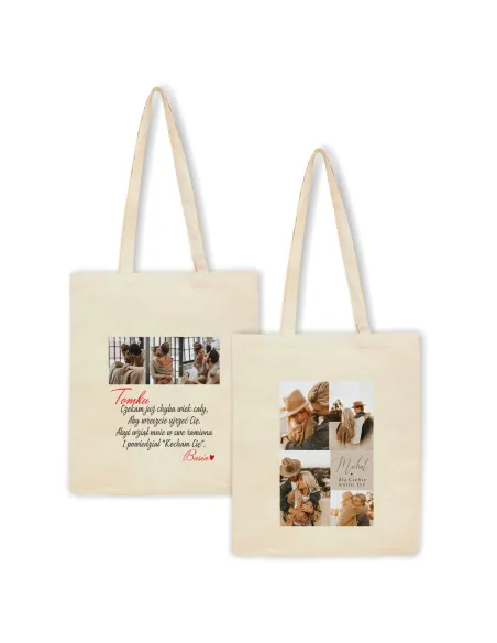 Eko Torba z Nadrukiem dla Ciebie Warto Żyć Personalizowany