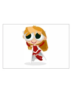 Magnesy na Lodówkę – Super Bohaterka Personalizowany