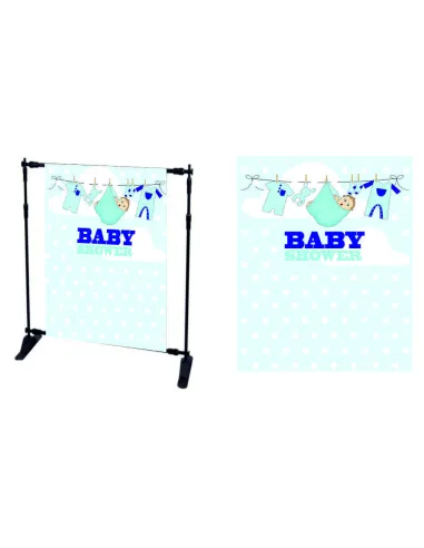 Tło Fotograficzne Ścianka Personalizowany Zdjęć Baby Shower