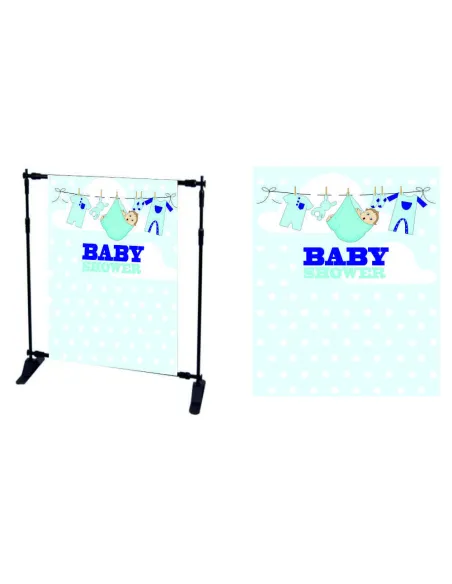 Tło Fotograficzne Ścianka Personalizowany Zdjęć Baby Shower