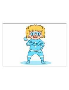 Magnesy na Lodówkę Super Bohaterka Personalizowany