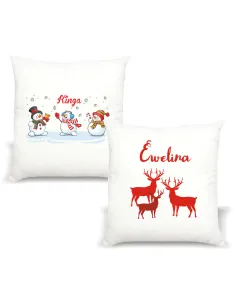 Poduszka z Imieniem Prezent na Święta Personalizowany