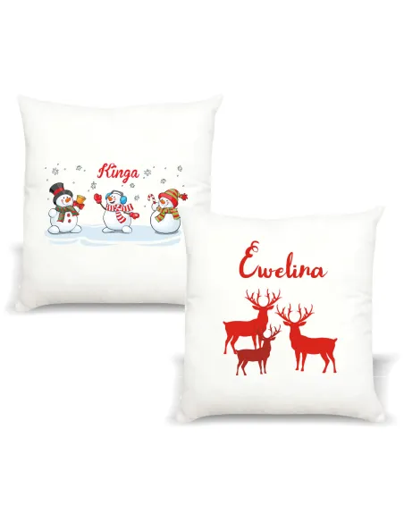 Poduszka z Imieniem Prezent na Święta Personalizowany