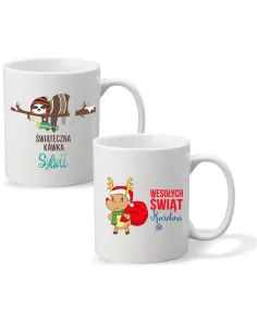 Kubek Imieniem Prezent Świąteczna Drzemka Personalizowany